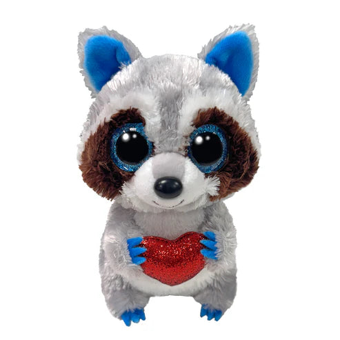 Beanie Boos Regular Valentine | Thief the Raccoon with Heart