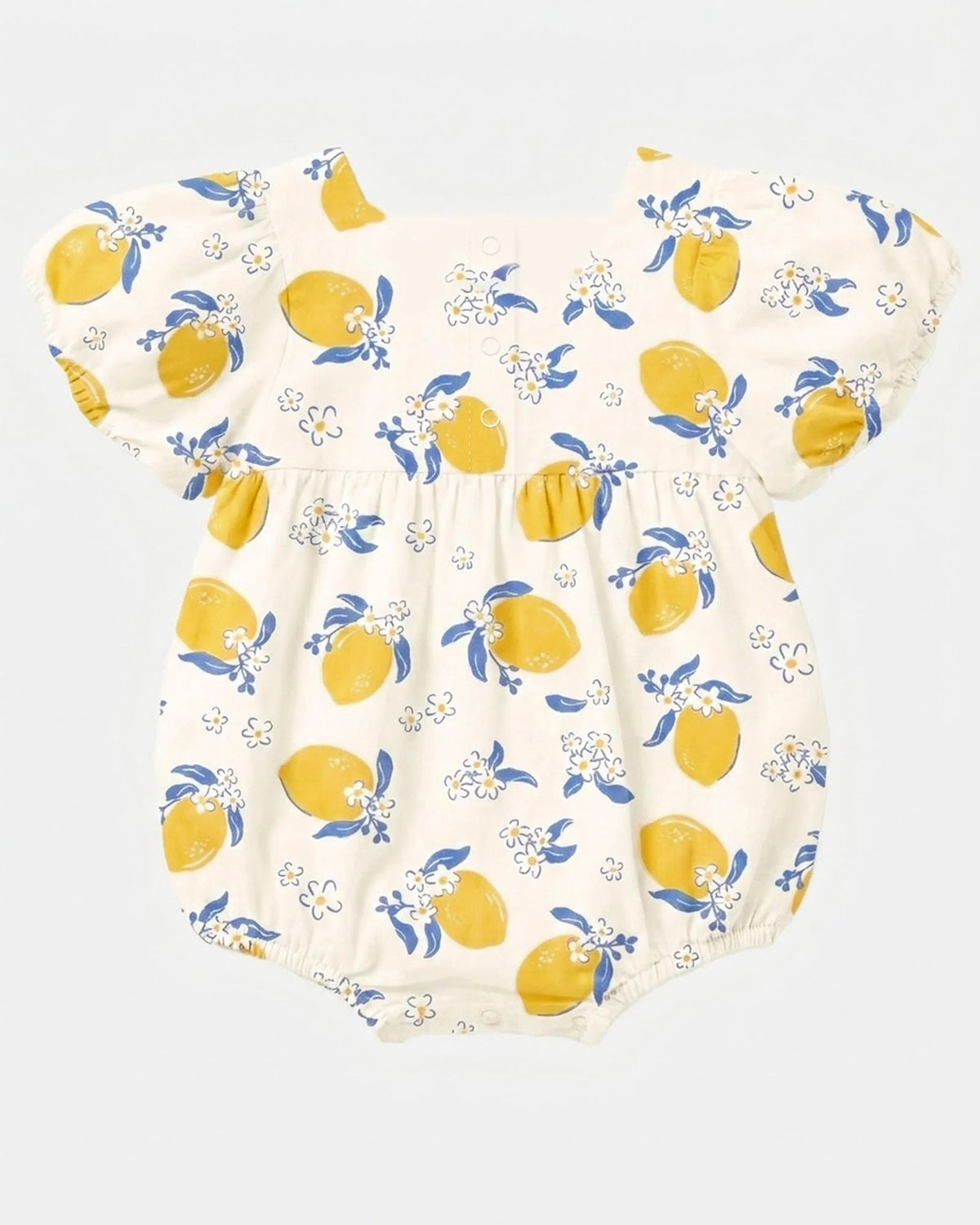 Toshi Baby Romper Arcadia | Lemonade Cream