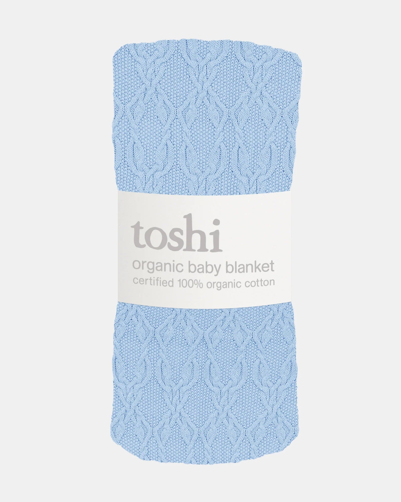 Toshi Organic Blanket | Bowie Bluebell