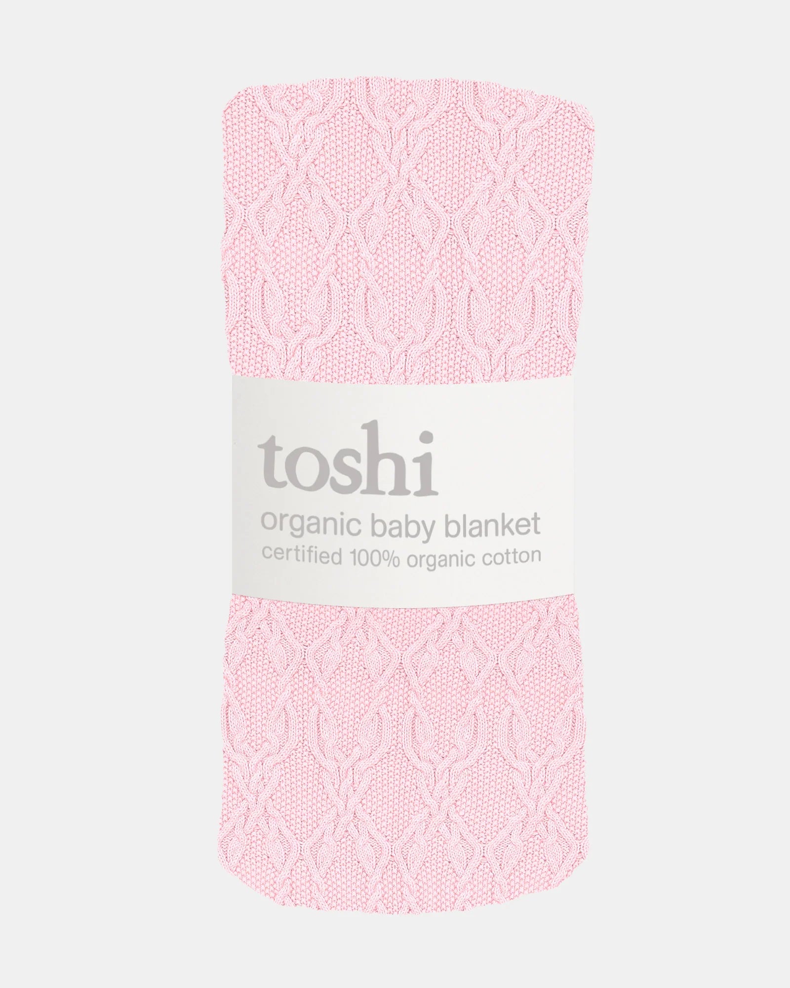Toshi Organic Blanket | Bowie Misty Rose
