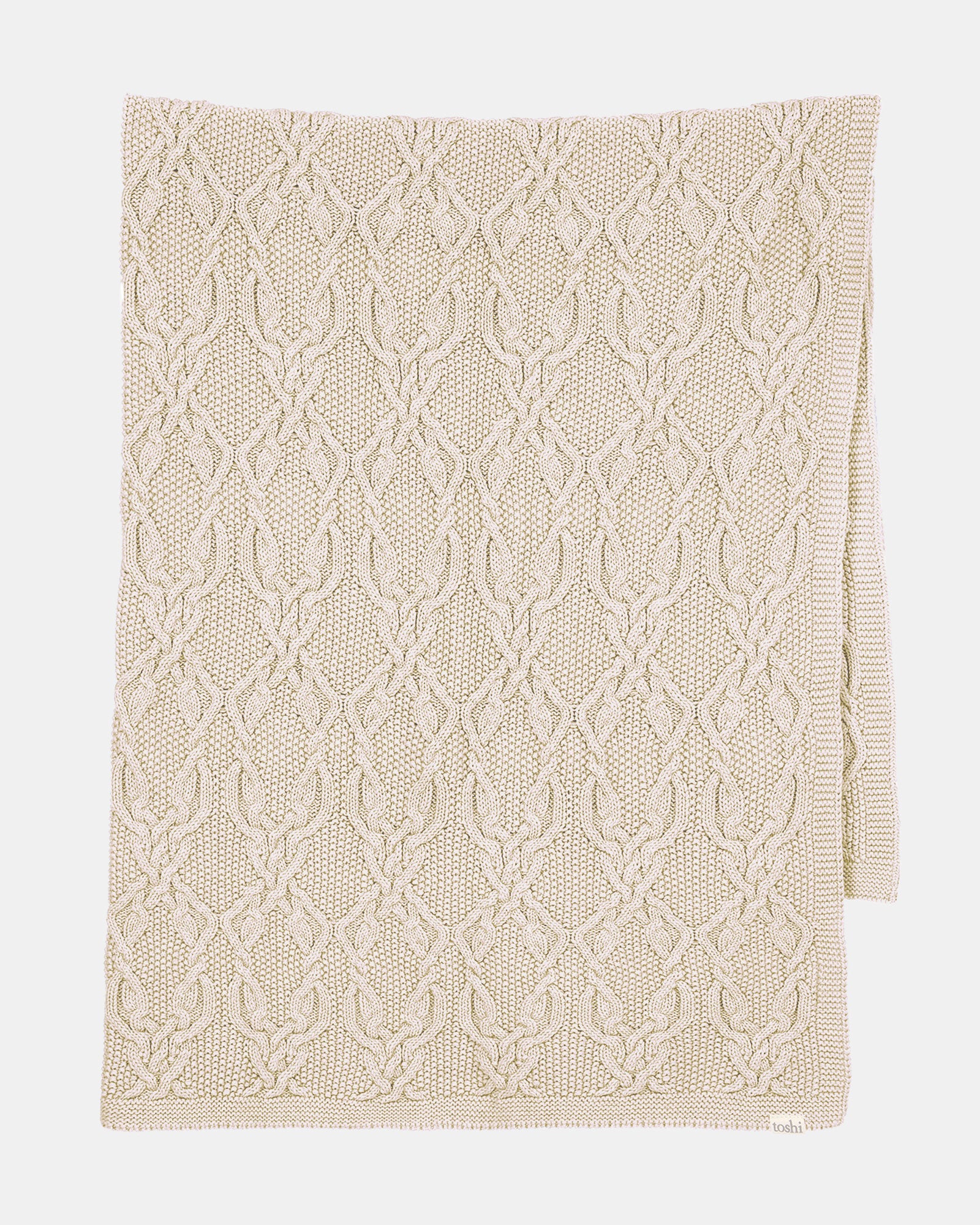 Toshi Organic Blanket | Bowie Oatmeal