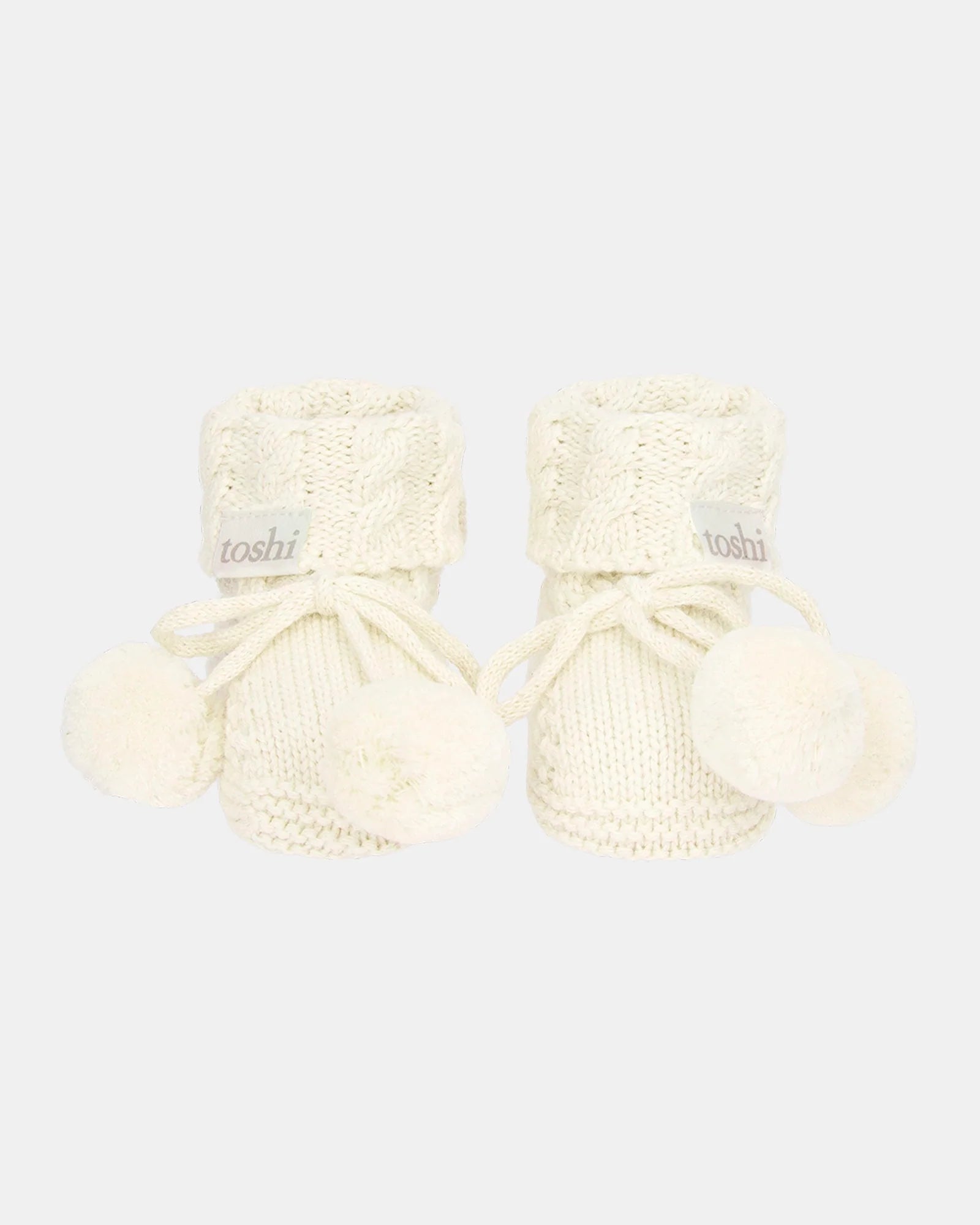 Toshi Organic Booties Yummy | Cream