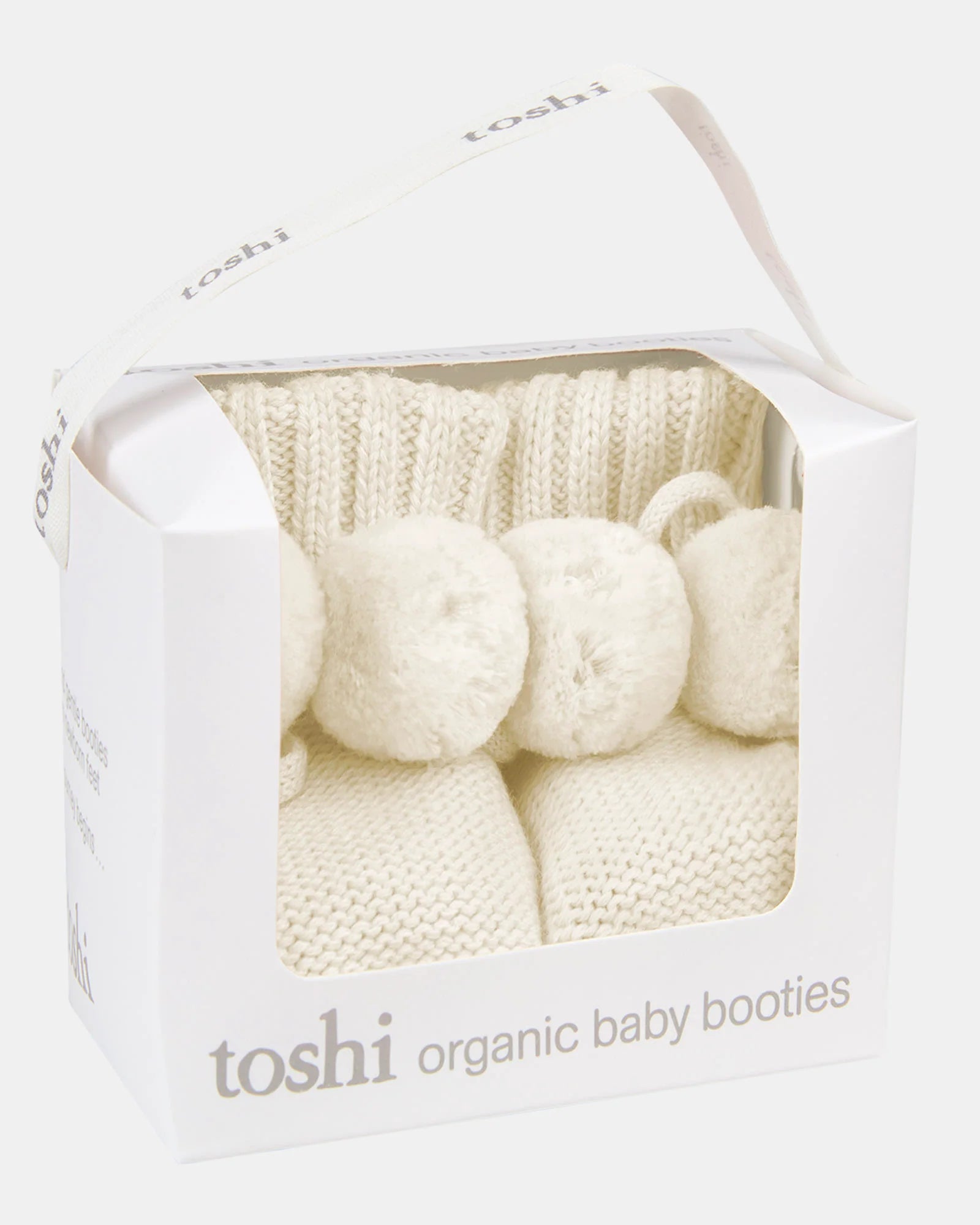 Toshi Organic Booties Yummy | Cream