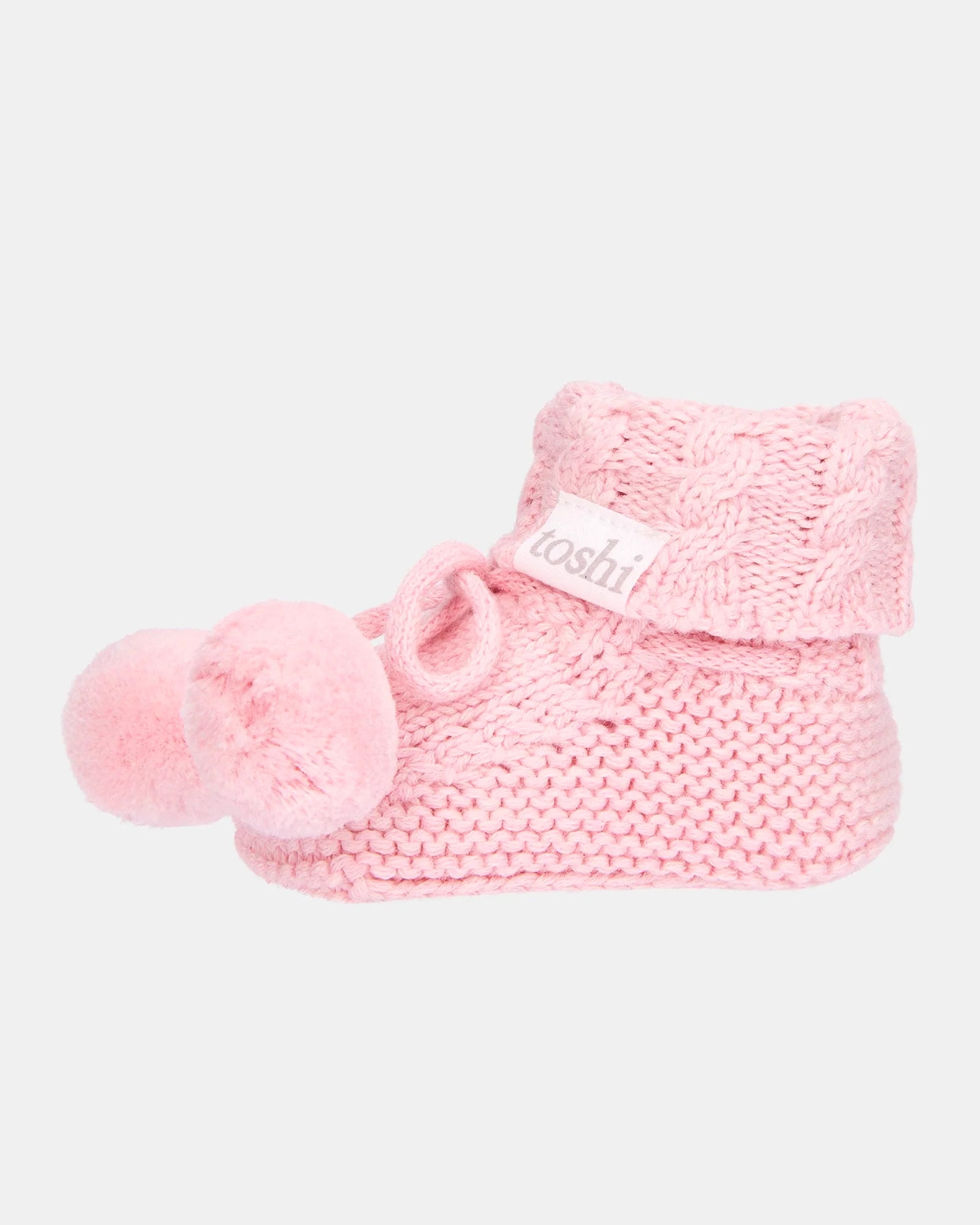 Toshi Organic Booties Yummy | Misty Rose