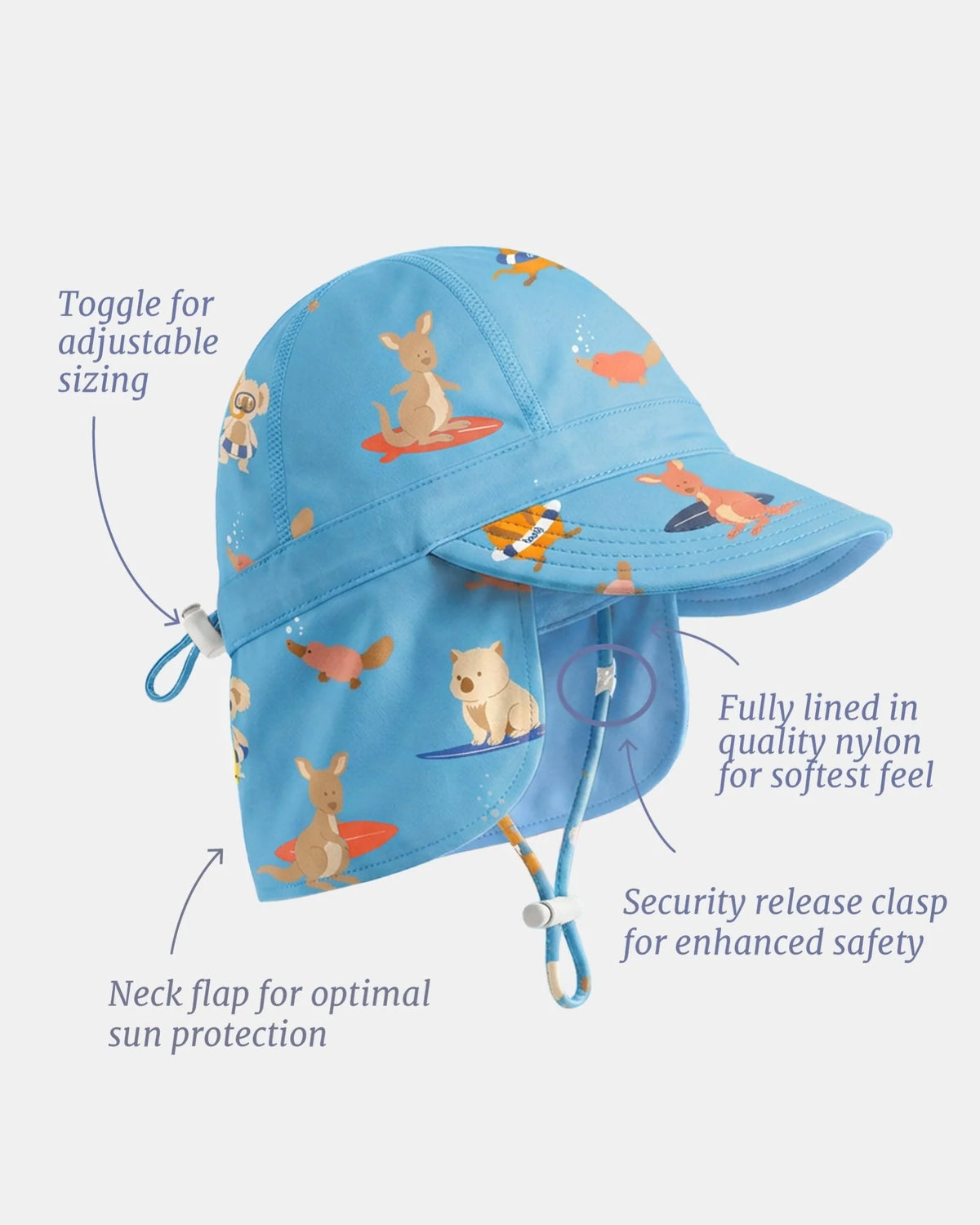 Toshi Swim Flap Cap Pirate | Beach Buddies