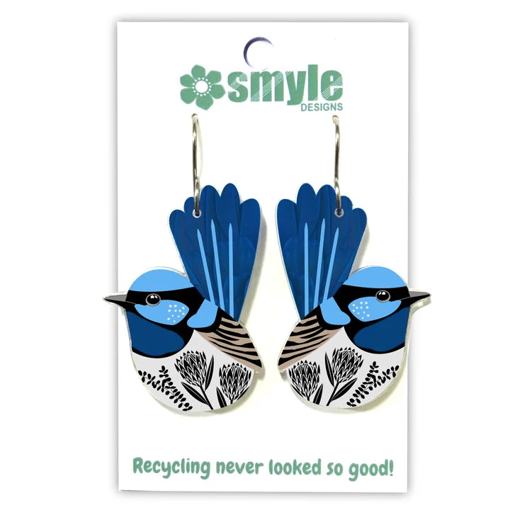 Smyle Designs | Fairy Wren Earrings