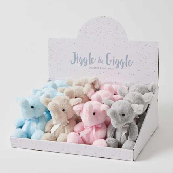 Jiggle & Giggle Plush | Elephant Grey
