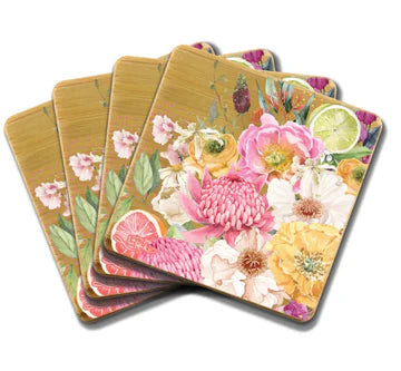 Lisa Pollock Coasters | Zesty Spring