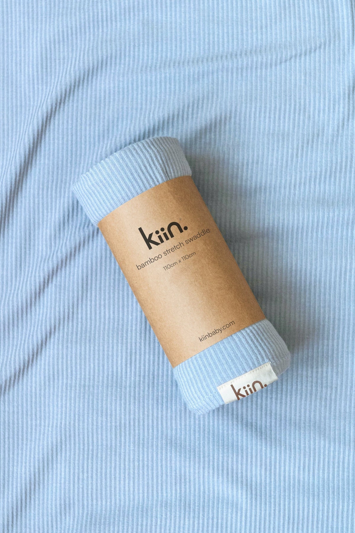 Kiin Baby Bamboo Stretch Swaddle Pastel Sky