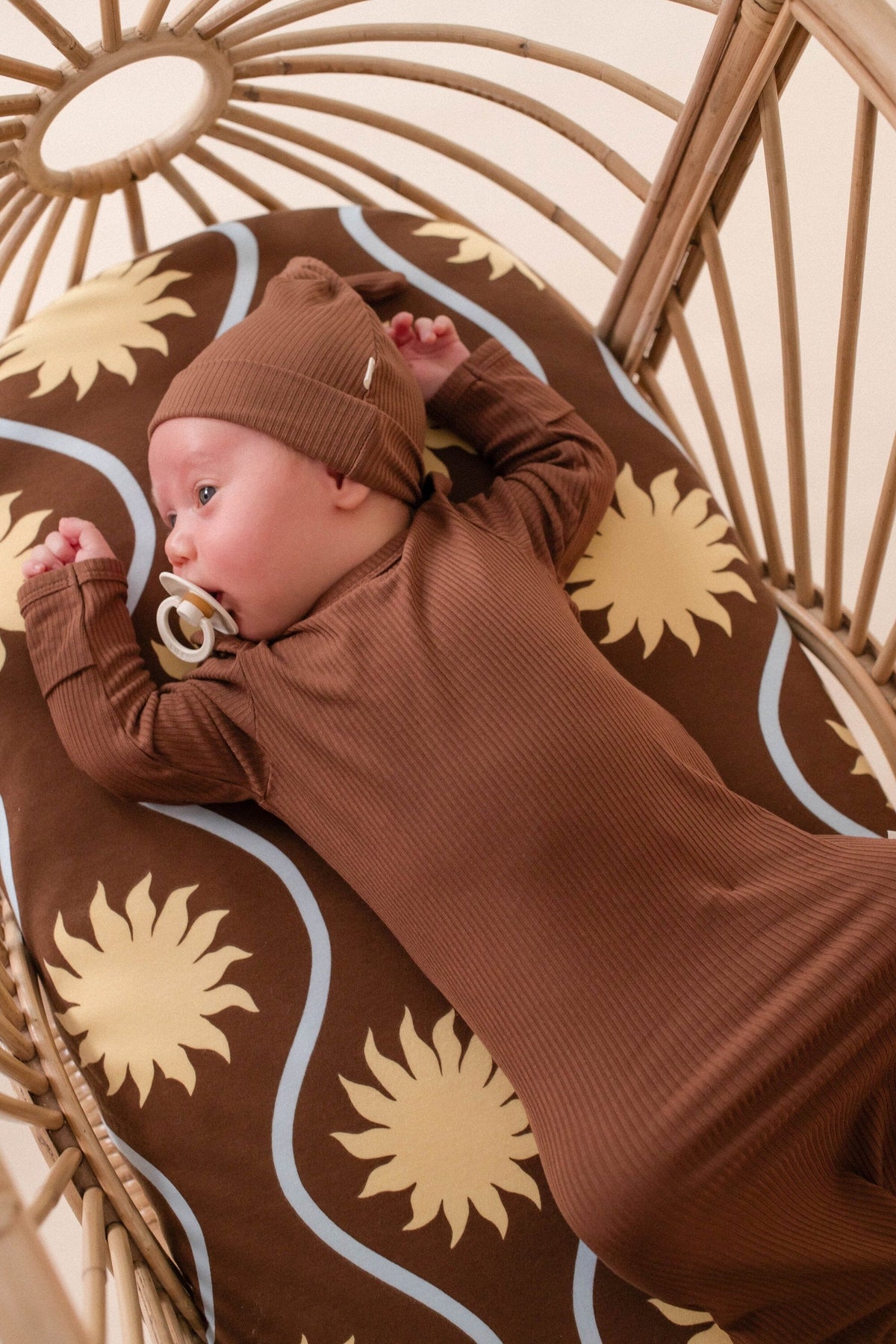 Kiin Baby Organic Bassinet Sleeper Sheet Solace