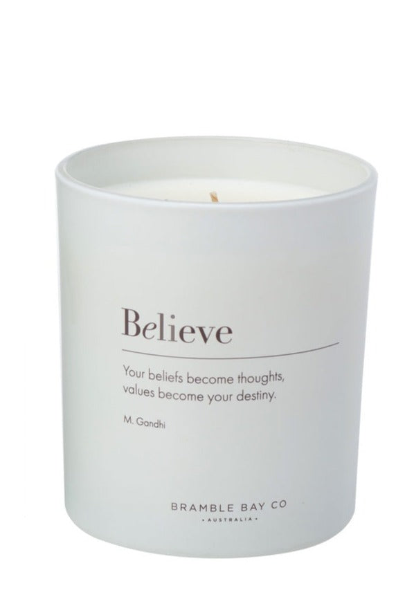 The Inspiration Collection Believe Candle | Pink Champagne