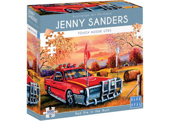 Blue Opal 1000pc Puzzle | Red Ute in the Bush