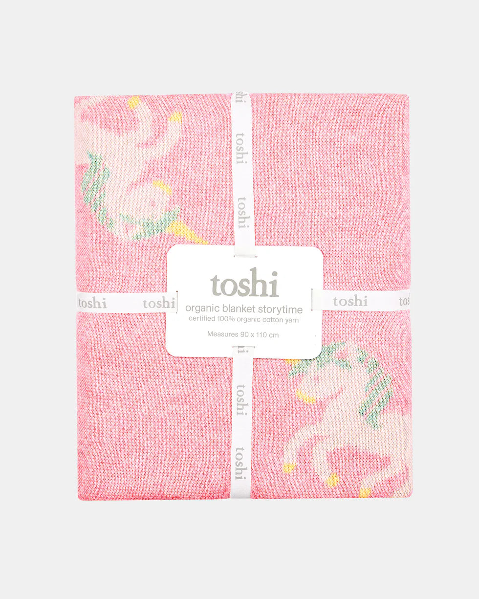 Toshi Organic Blanket Storytime | Unicorn