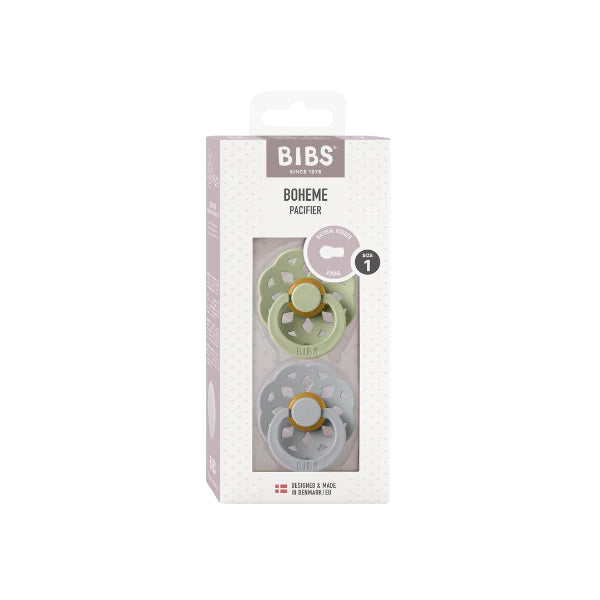 Bibs Dummy | Boheme Sage/Cloud