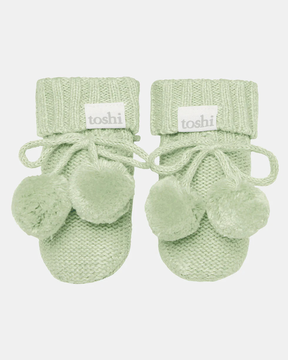 Toshi Organic Booties Marley | Matcha