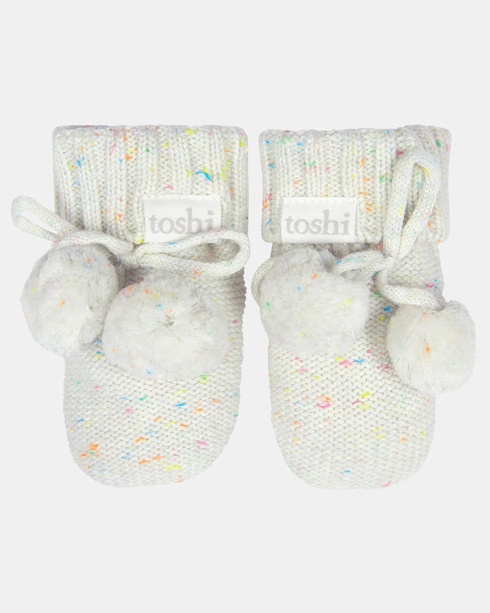 Toshi Organic Booties Marley | Snowflake