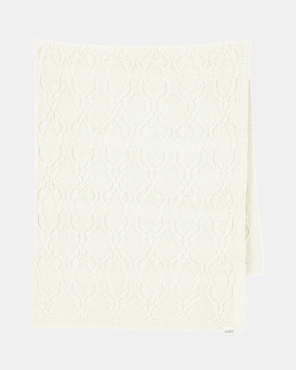 Toshi Organic Blanket | Bowie Cream