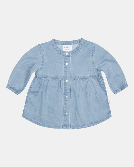 Toshi Dress Denim L/S | Brumby