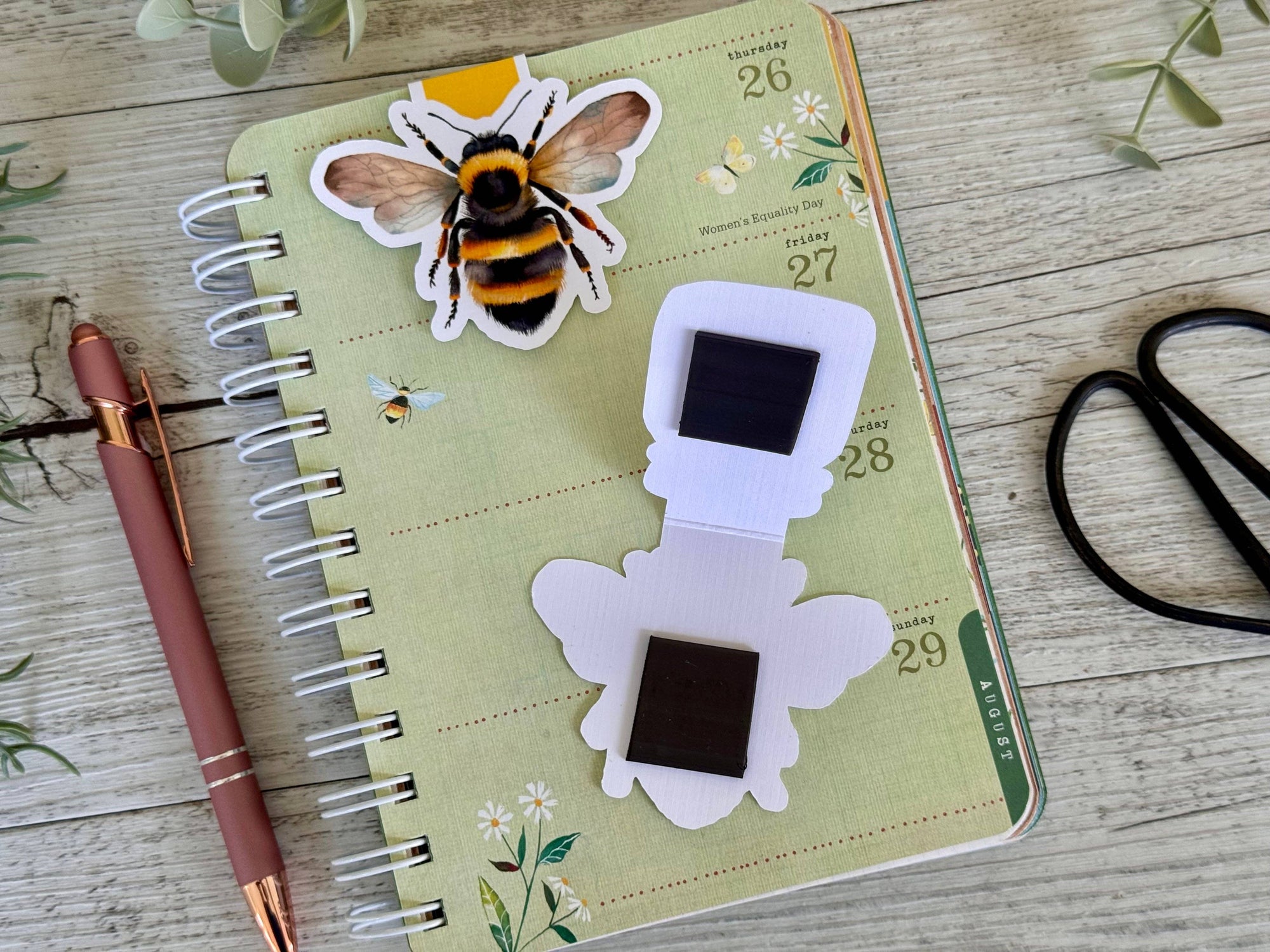 Bee & Honey Magnetic Bookmarks