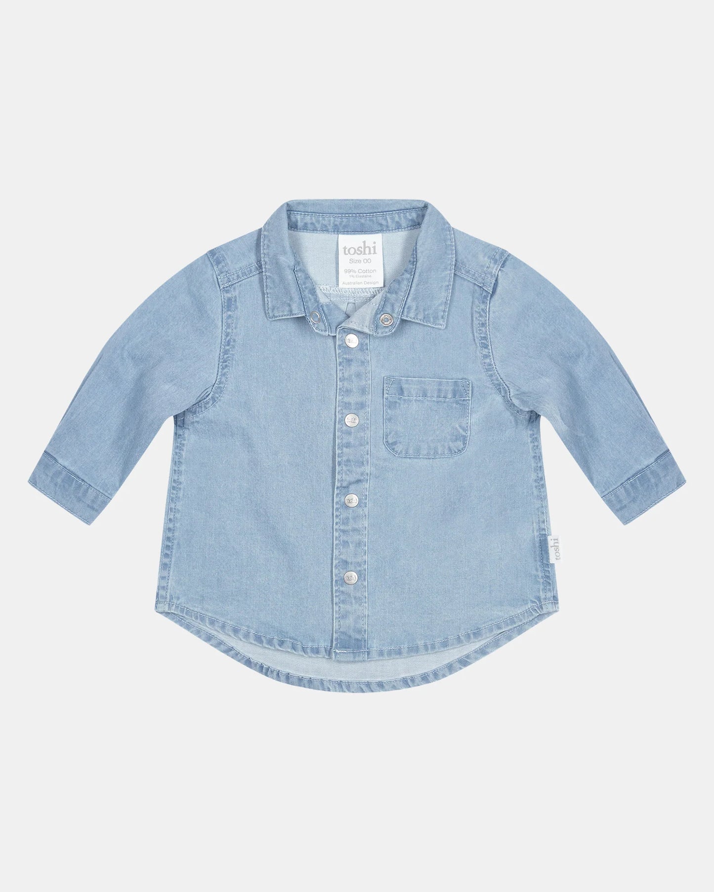 Toshi Shirt Denim L/S | Brumby