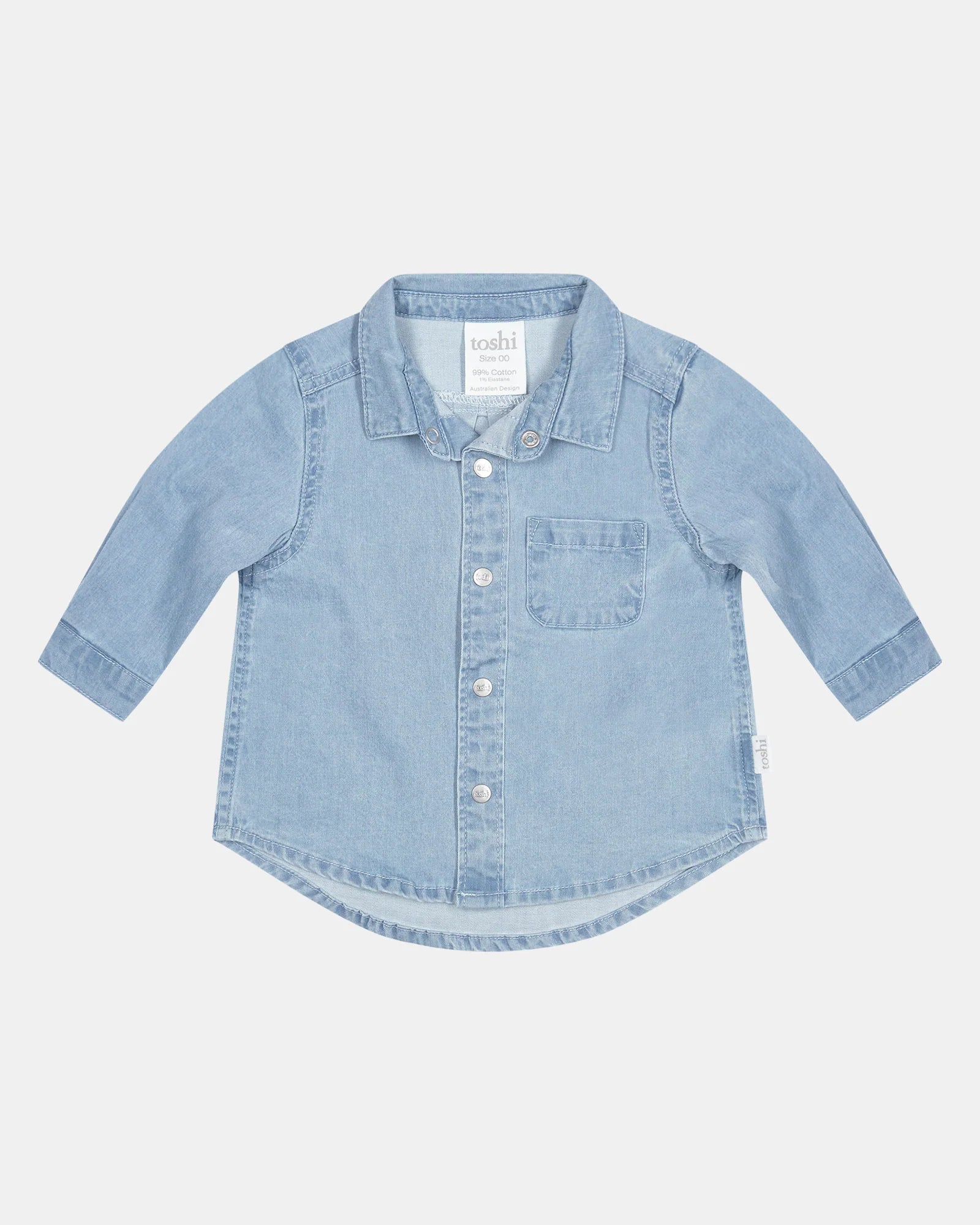 Toshi Shirt Denim L/S | Brumby
