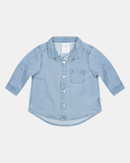 Toshi Shirt Denim L/S | Brumby