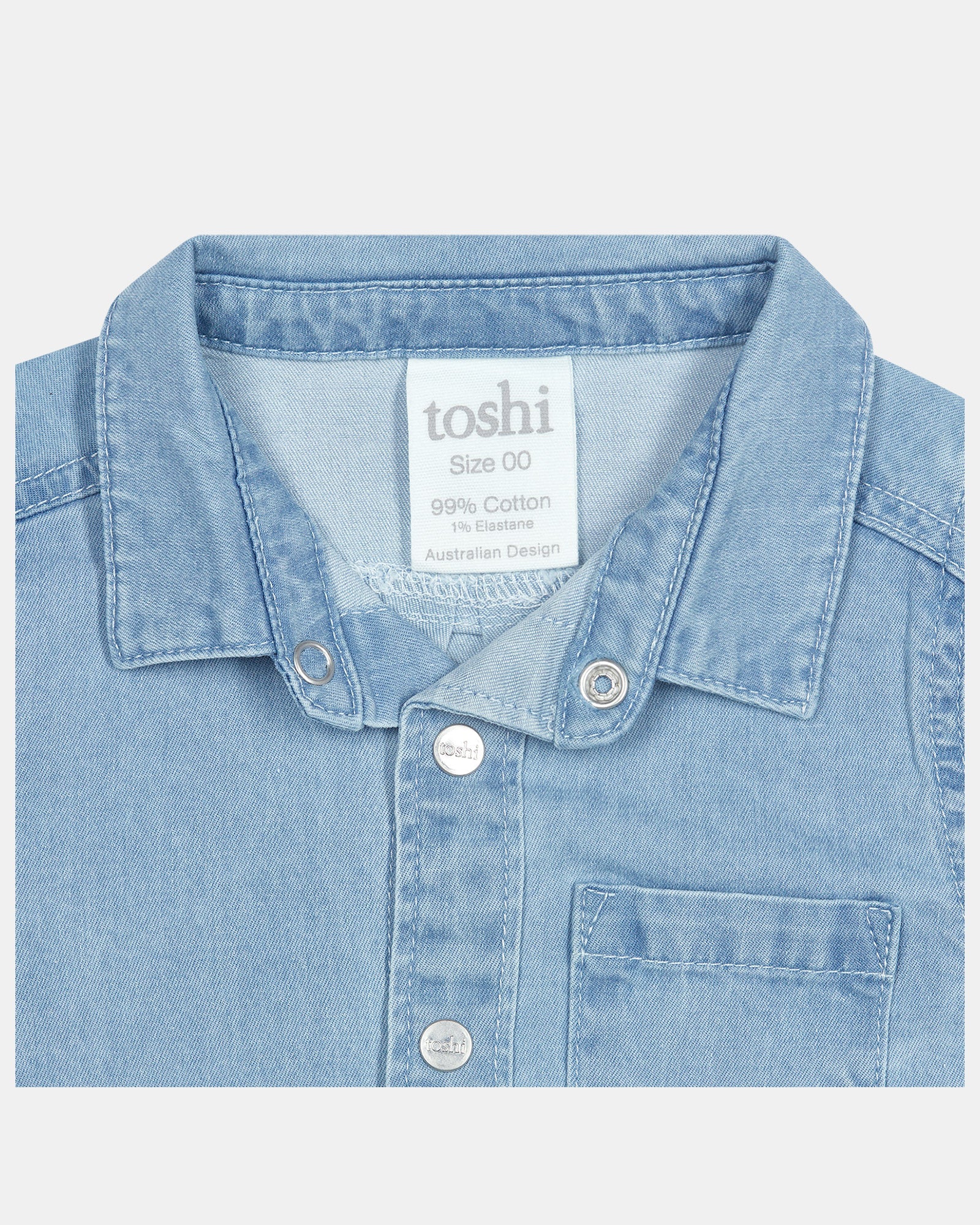 Toshi Shirt Denim L/S | Brumby
