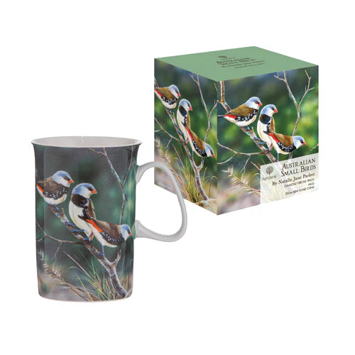 Ashdene Australian Small Birds Collection Mug | Diamond Firetail Finch