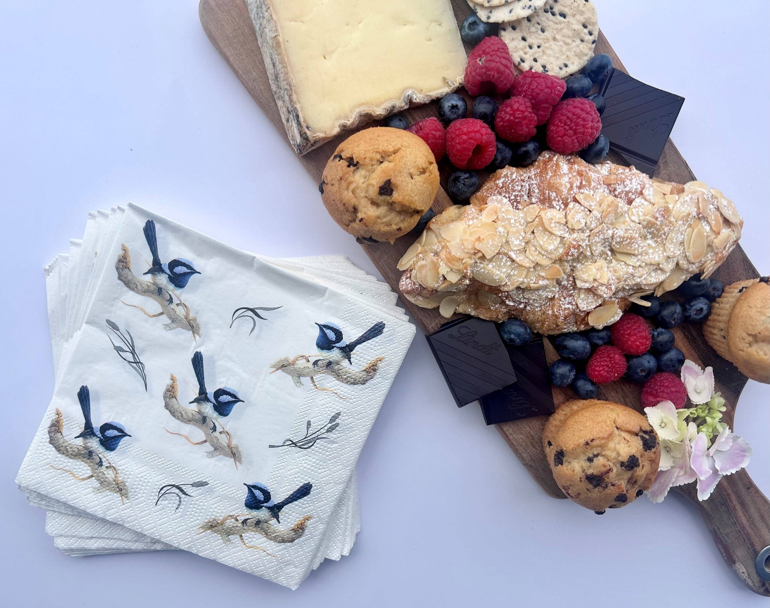 Jeremy Boot Collection Paper Napkins | Blue Wren