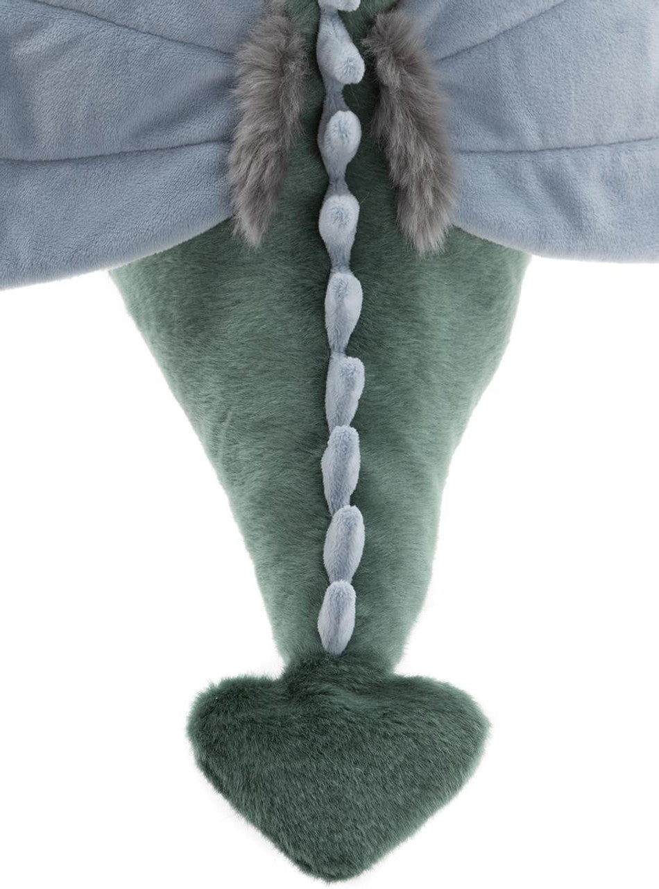 Charlie Bears Bearhouse I Spades Large Plush Teal Blue Dragon