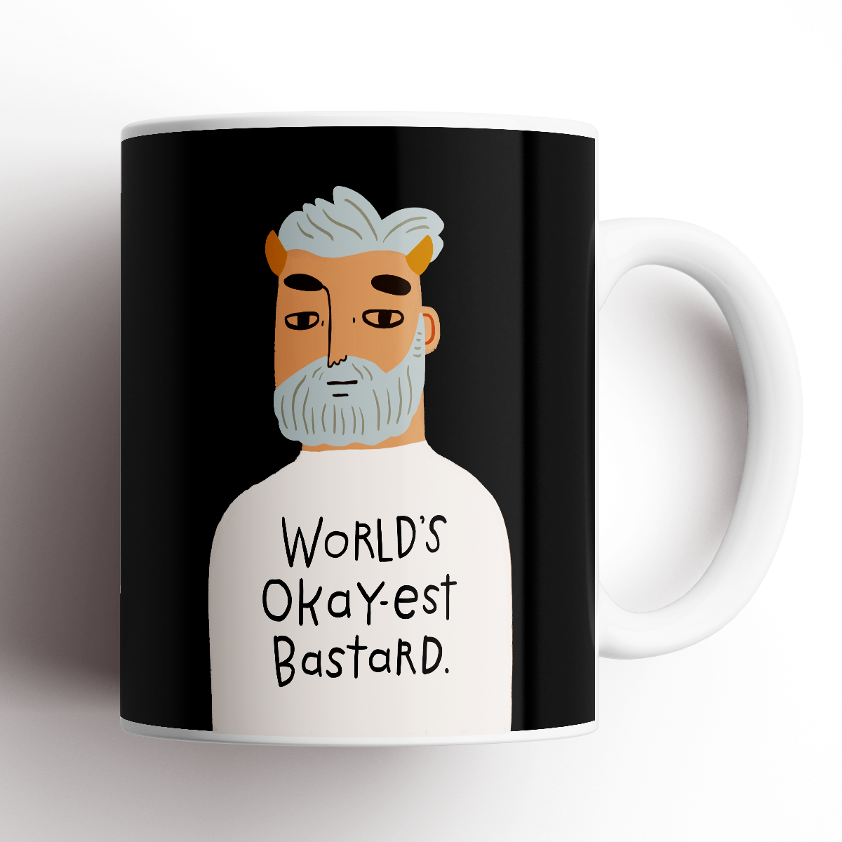 Disrupted Industries - World’s Okayest Bastard Mug