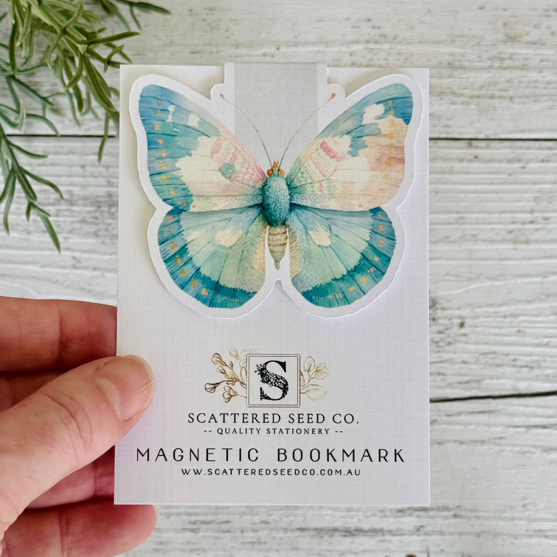 Pastel Butterfly Magnetic Bookmarks