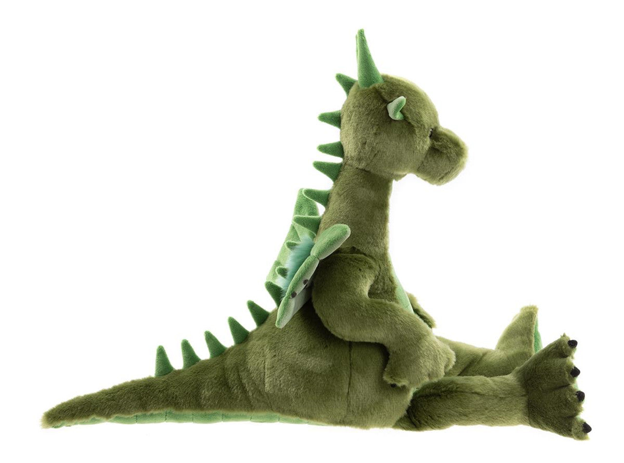 Charlie Bears Bearhouse I Deck Large Plush Green Dragon
