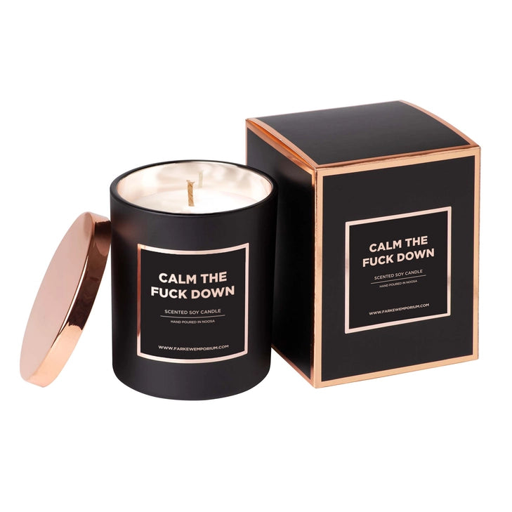 Calm The Fuck Down Candle | Black Raspberry & Vanilla
