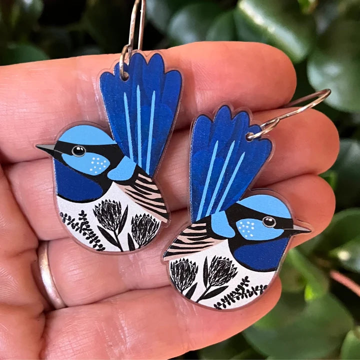Smyle Designs | Fairy Wren Earrings