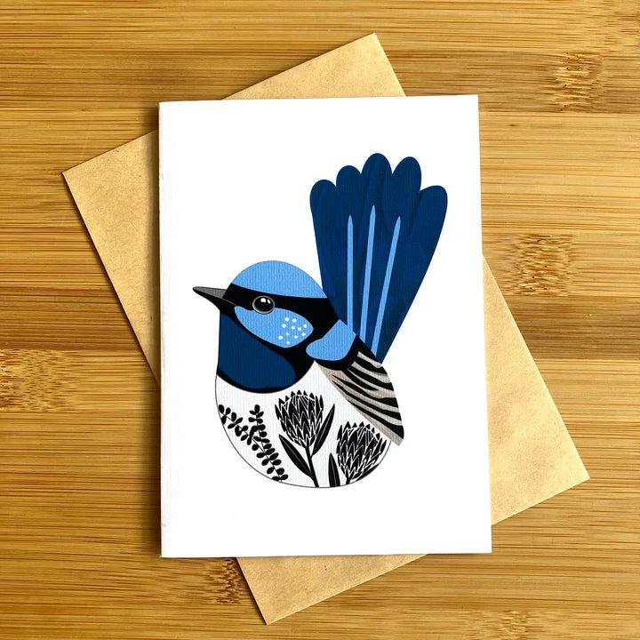 Smyle Design | Fairy Wren Greeting Card