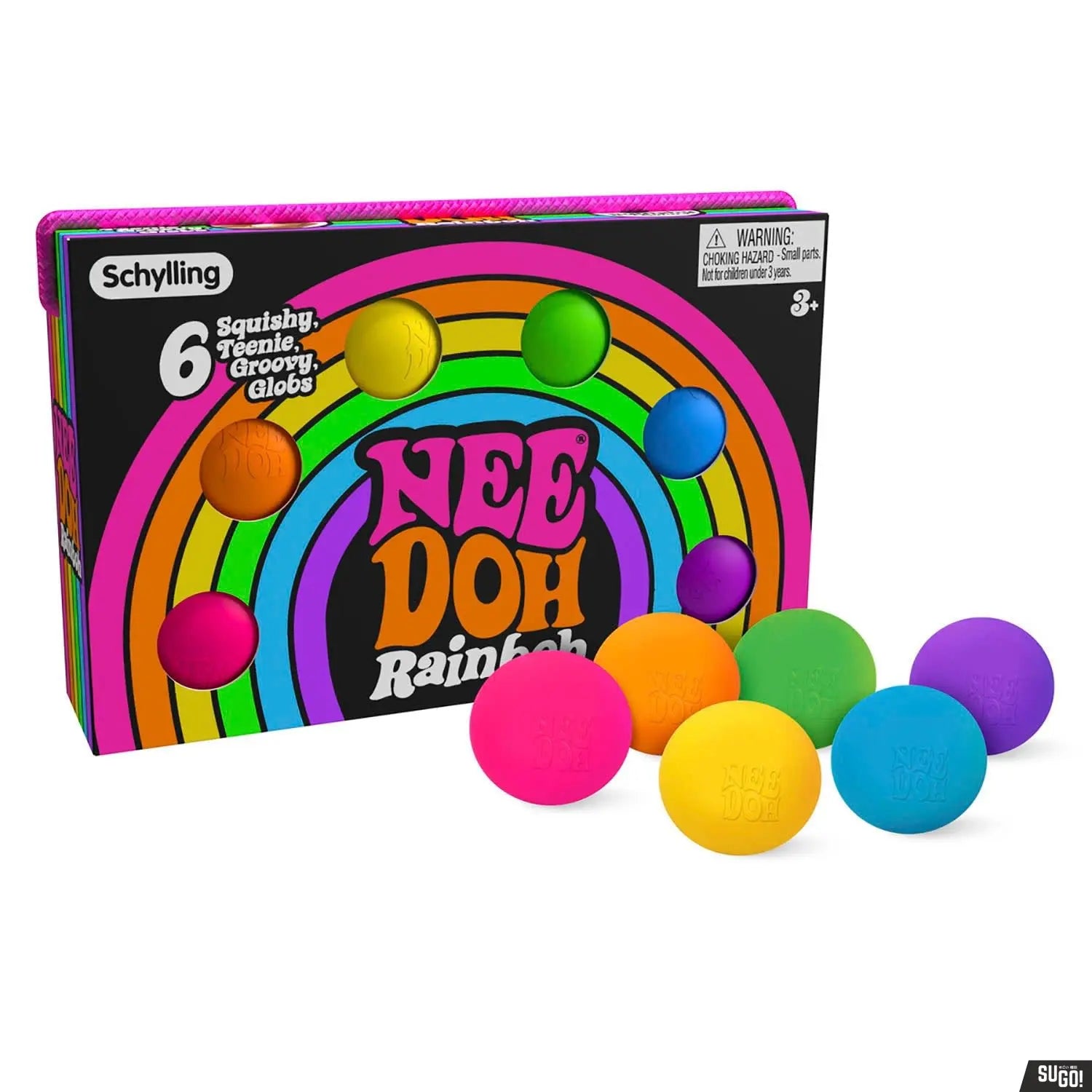 NeeDoh Teenie Rainboh (6 Colour Pack)