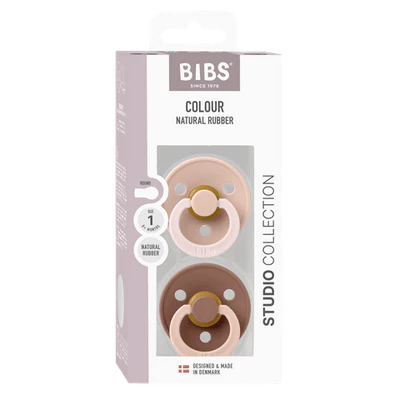 Bibs Dummy Studio Collection | Blush/Woodchuck Mix