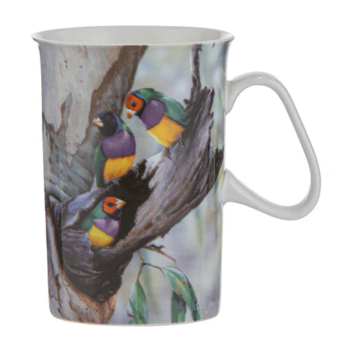 Ashdene Australian Small Birds Collection Mug | Gouldian Finch