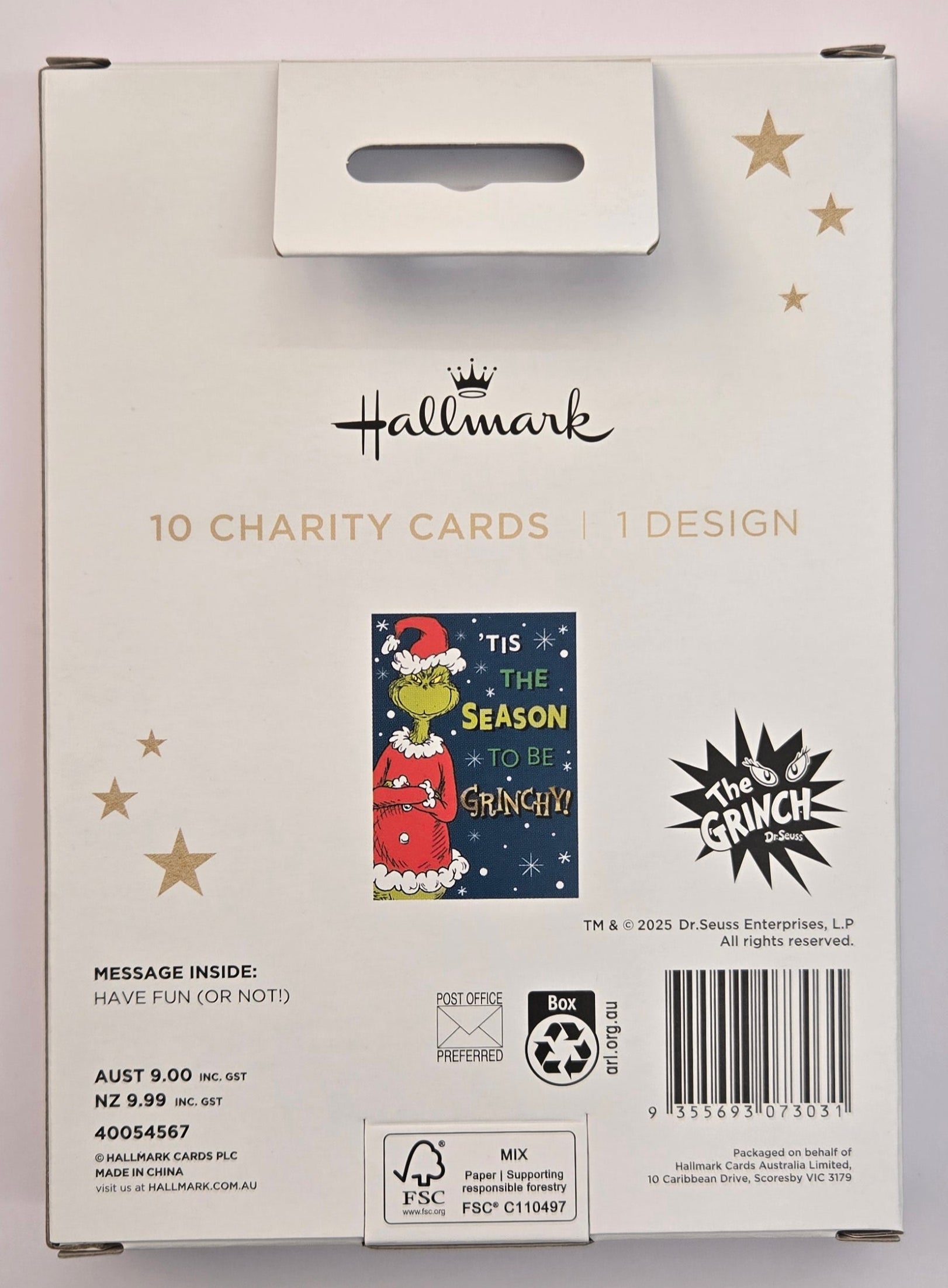 Hallmark 2025 Christmas Boxed Cards | Grinch