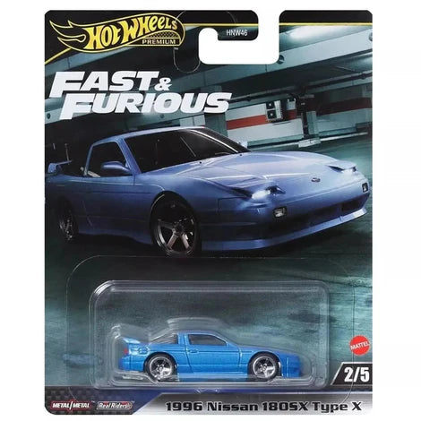 Hot Wheels Premium Fast & Furious Car | 1996 Nissan 180SX Type X