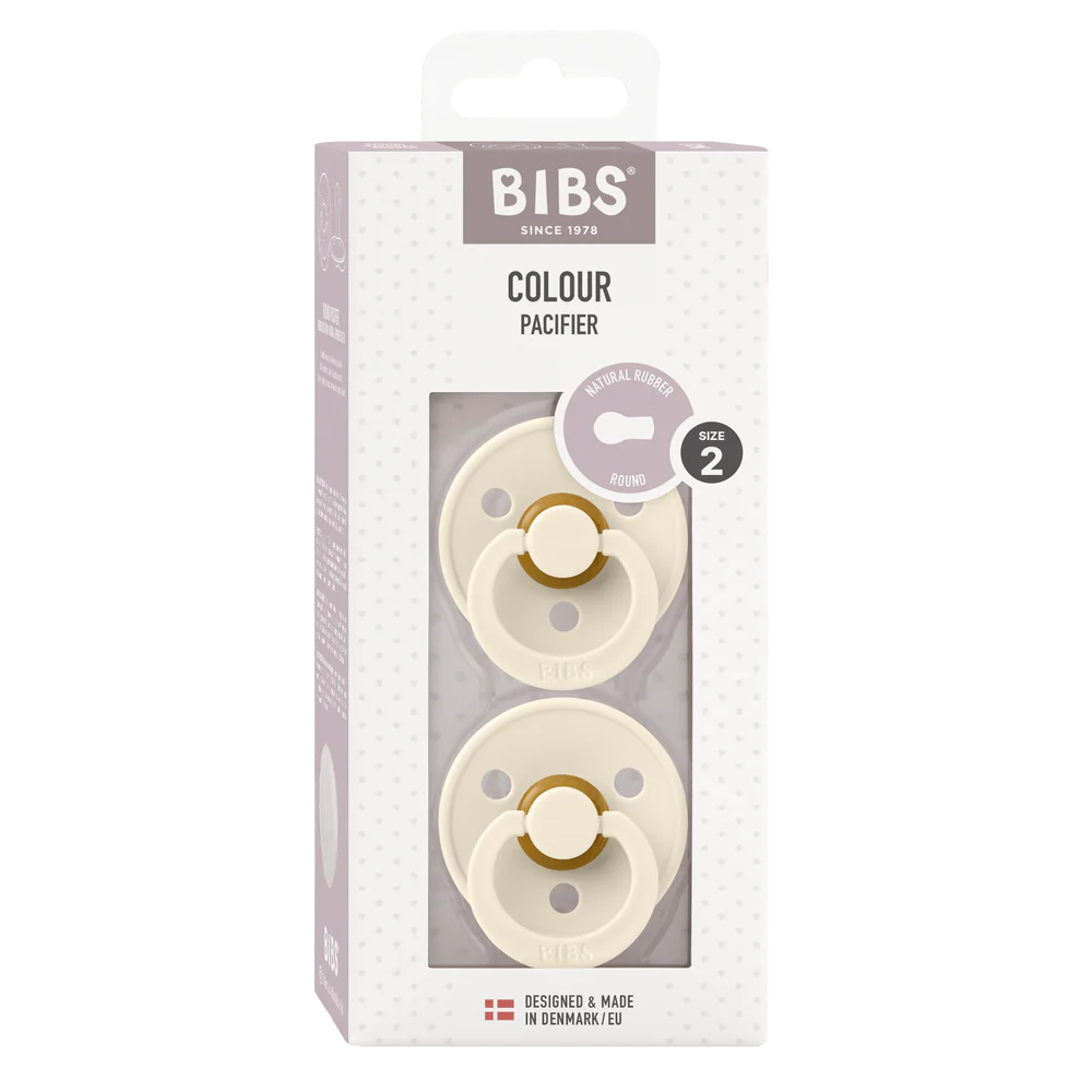 Bibs Dummy | Ivory Twin Pack