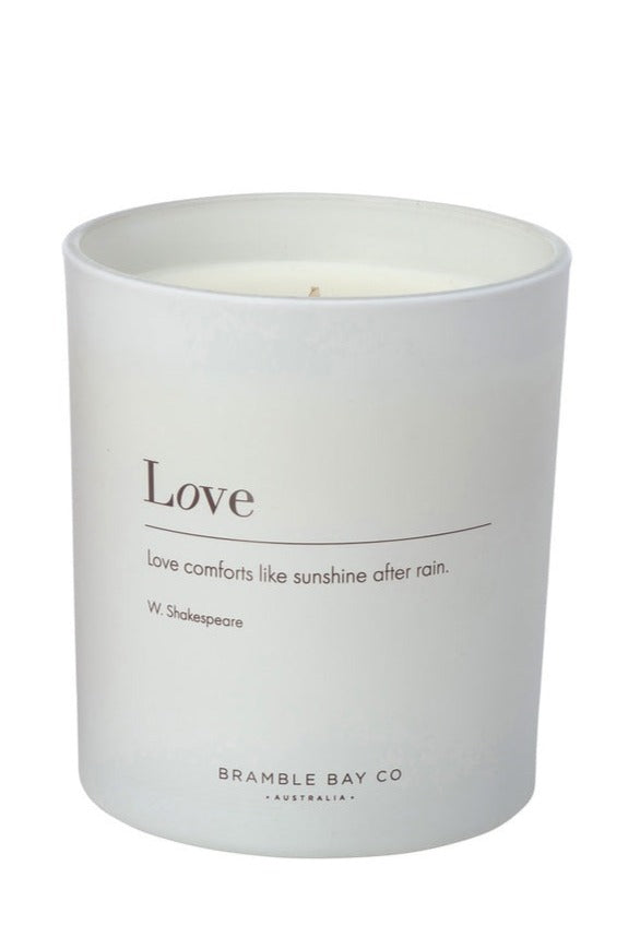 The Inspiration Collection Love Candle | Pink Peony