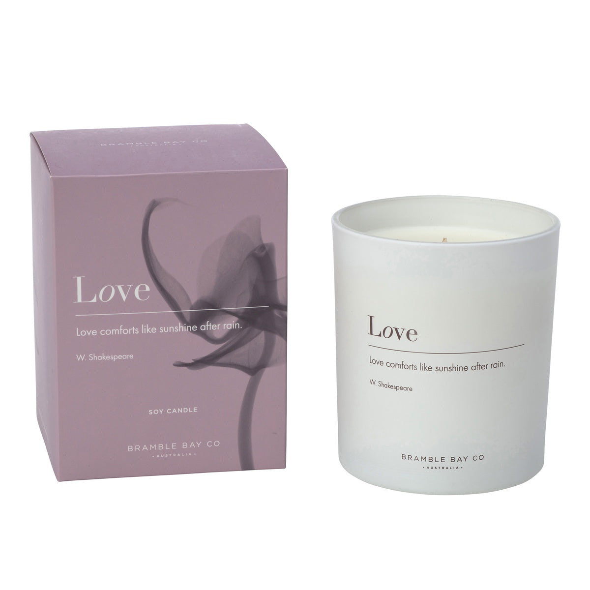 The Inspiration Collection Love Candle | Pink Peony