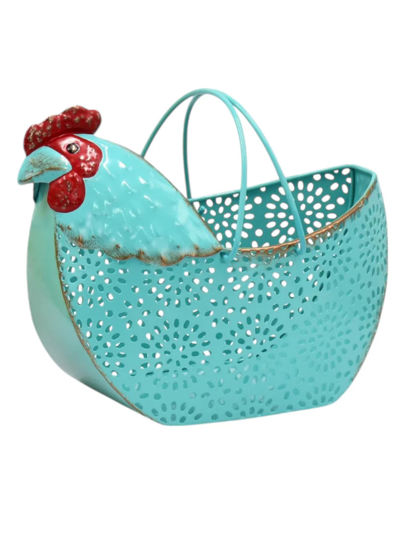 DWBH Metal Basket | Chicken Blue