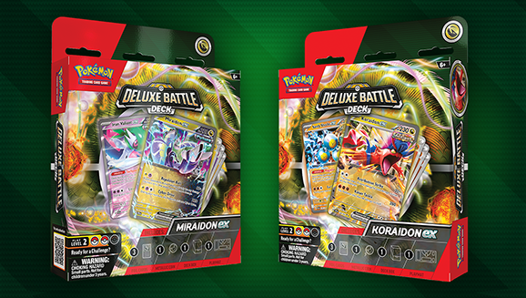 Pokemon TCG Miraidon ex/Koraidon ex Deluxe Battle Deck