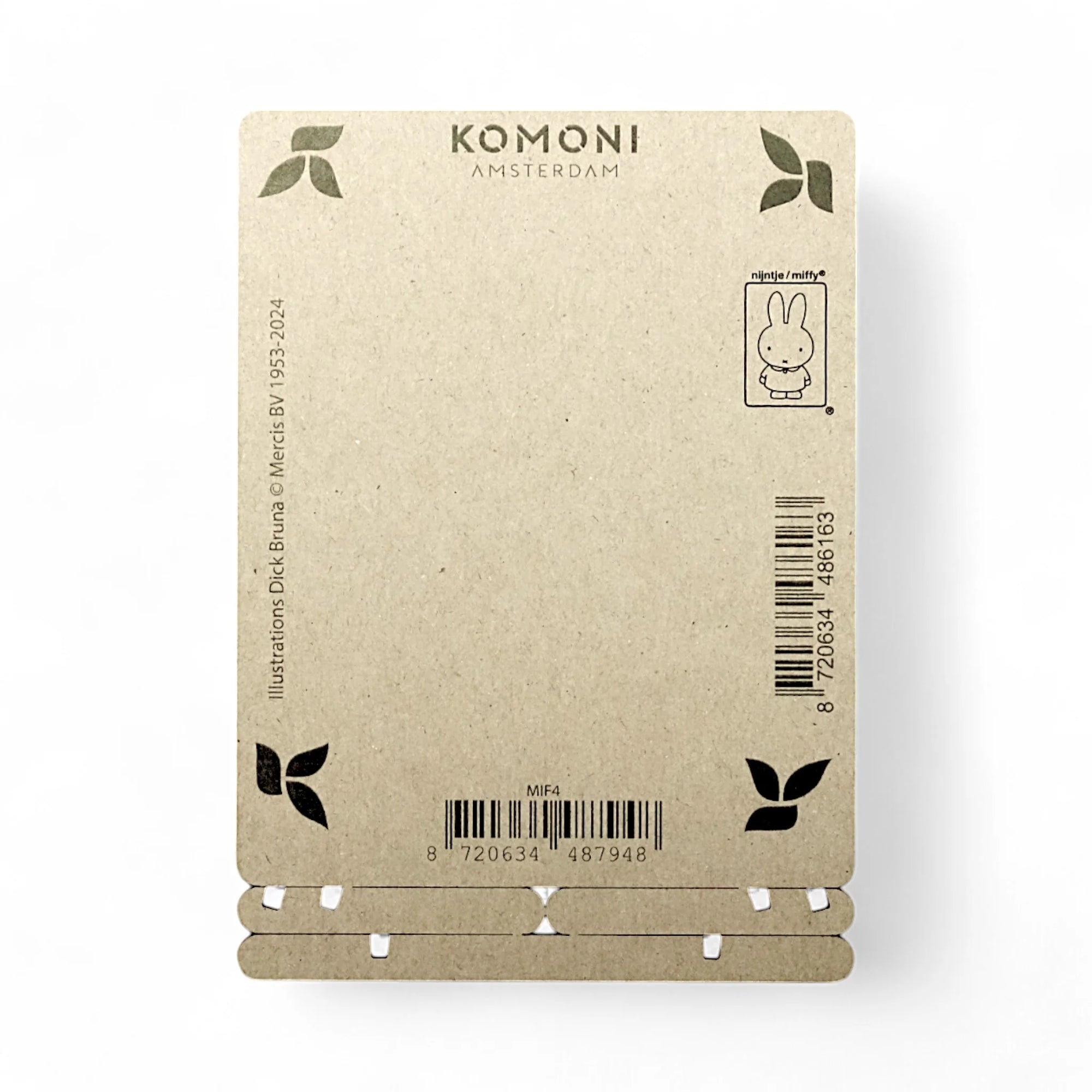 Pop-Up Art Wood Card | Miffy Moon and Stars