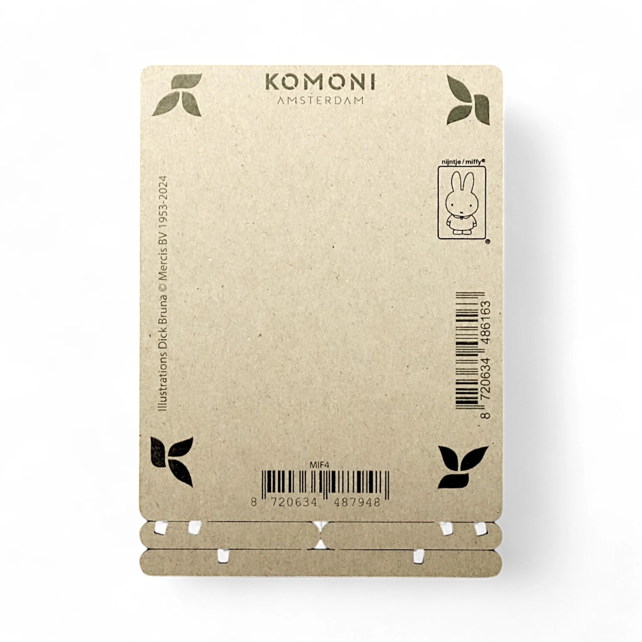 Pop-Up Art Wood Card | Miffy Moon and Stars