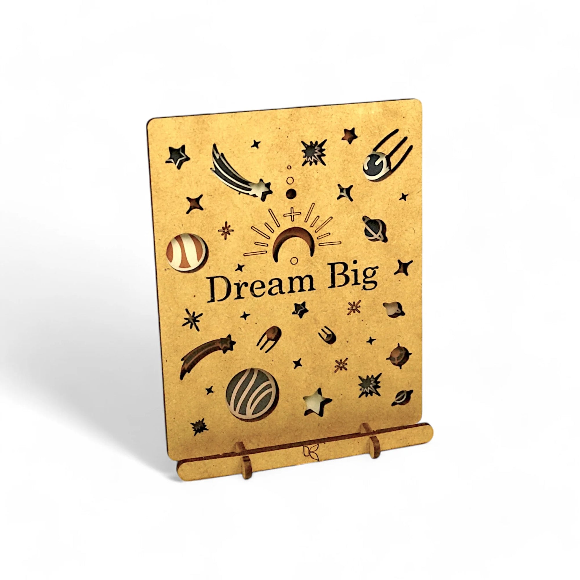 Pop-Up Art Wood Card | Dream Big Space