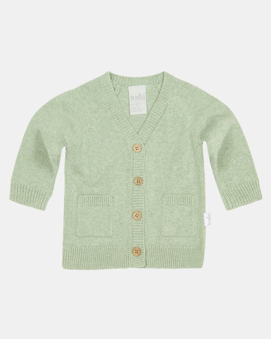 Toshi Organic Cardigan Remy | Matcha